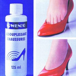 Assouplissant pour les chaussures