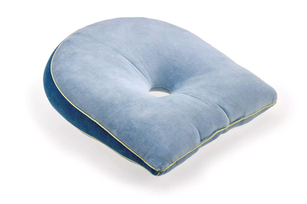 Hossmily Coussin Élévation Bras Ergonomique Avec Housse Amovible - Gris Oreiller Accoudoir Gris